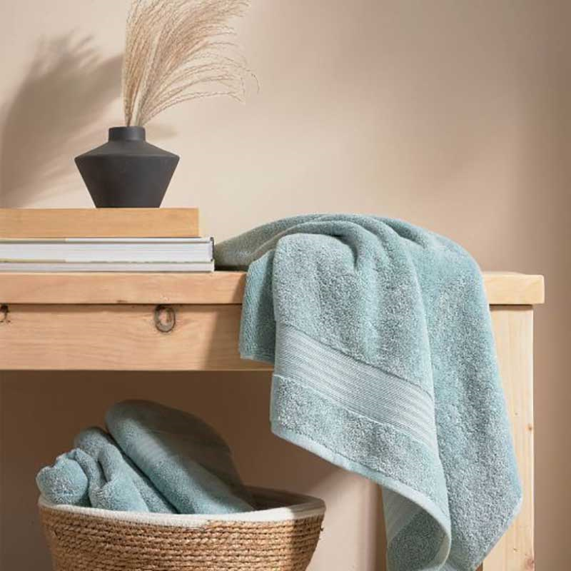 Organic Eco Twist Bath Towel, Haze-0