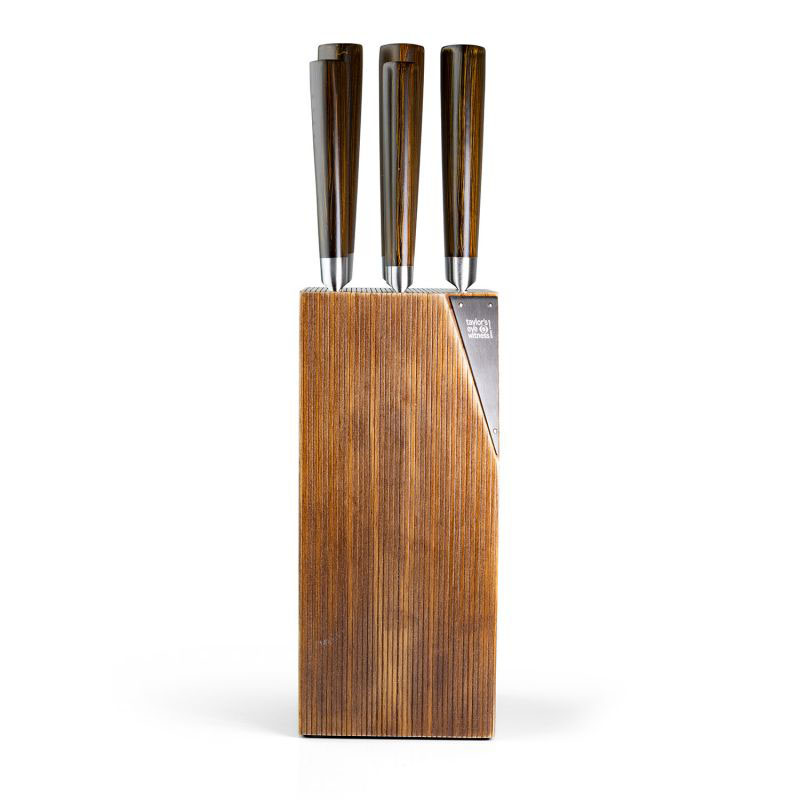 Tacoma 5 Piece Knife Block Set, Walnut-1