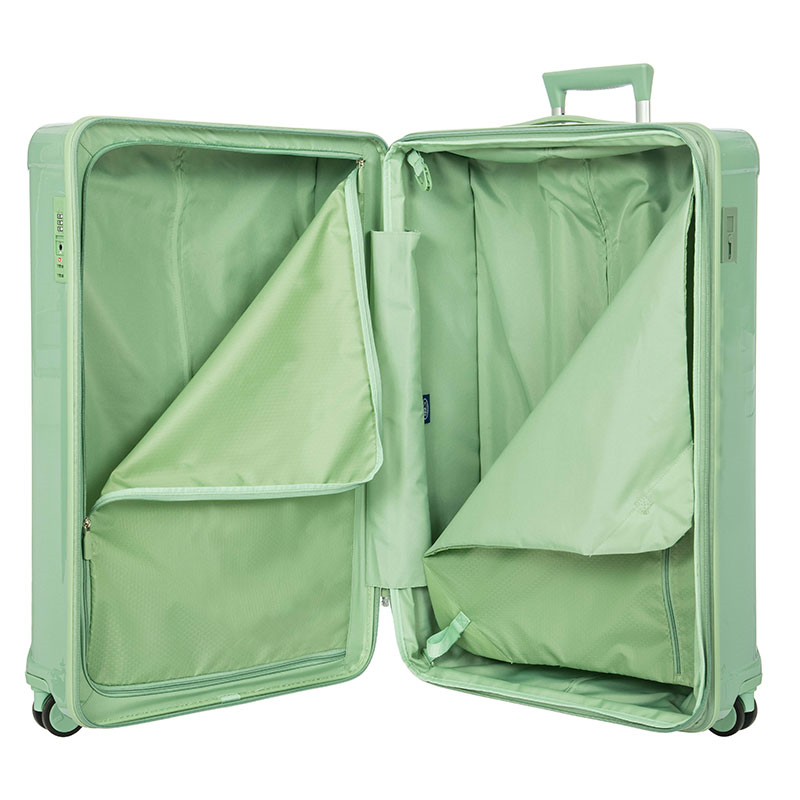 Positano Carry-on Trolley Suitcase, H55 x W23 x L38xcm, Sage Green-9