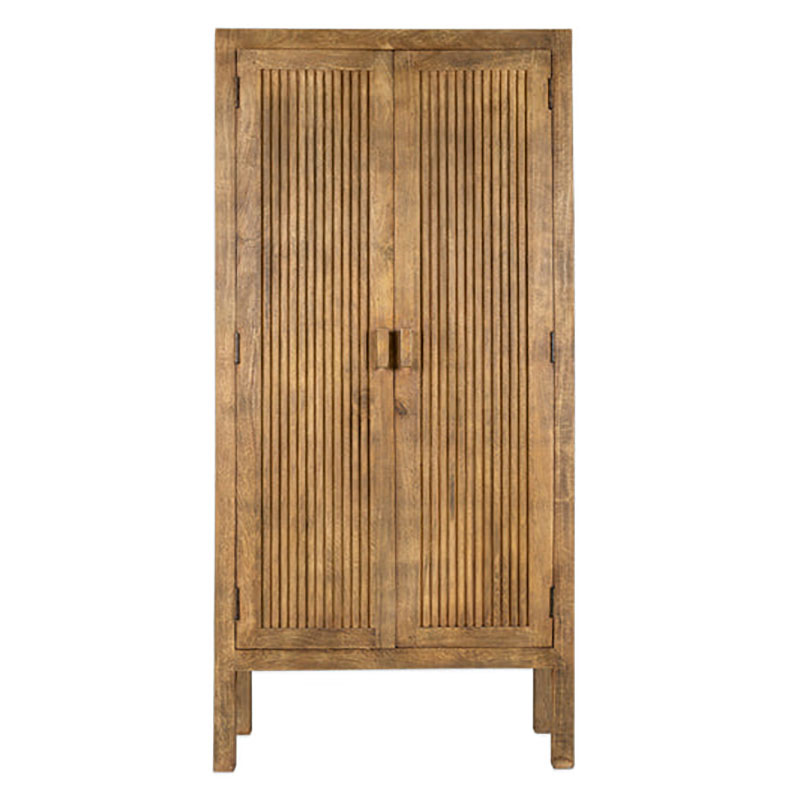 Yasha Mango Wood Cabinet, Natural-1