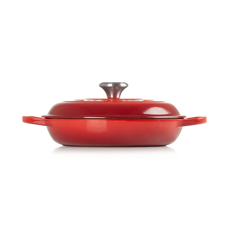 Signature Cast Iron Shallow casserole, 30cm - 3.2 litre, Cerise-4