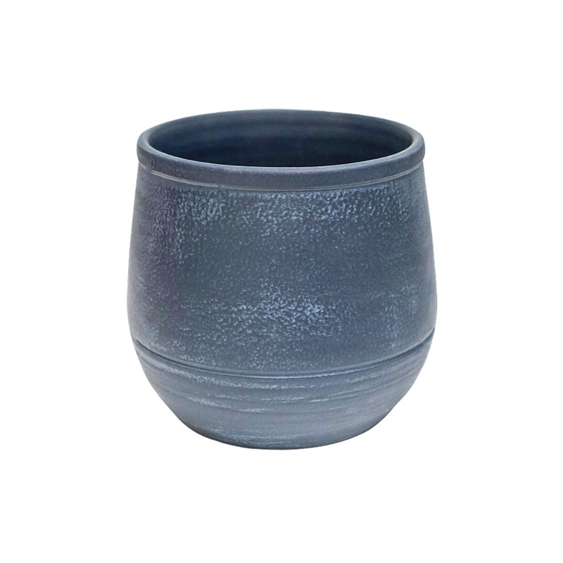 Handthrown Planter, D19cm, Azurite-2