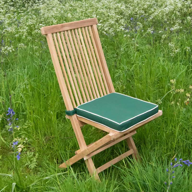 Snapdragon Folding Dining Chair, Teak-0