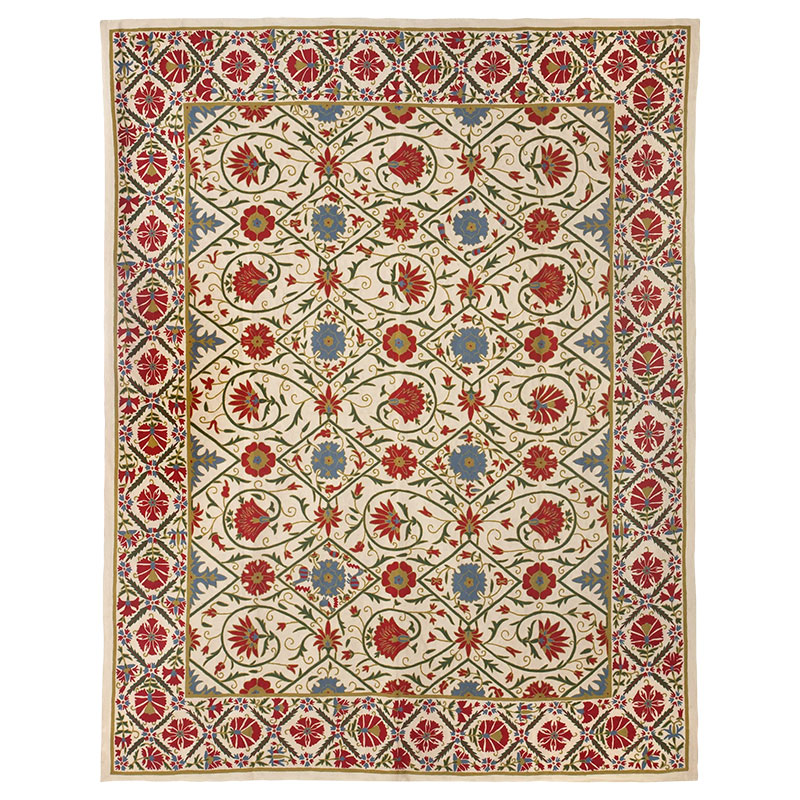 Bishkek Turkish Design Rug, 305 x 244cm, Cream-1