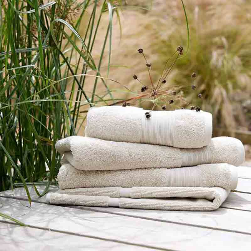 Organic Eco Twist Hand Towel, Natural-0