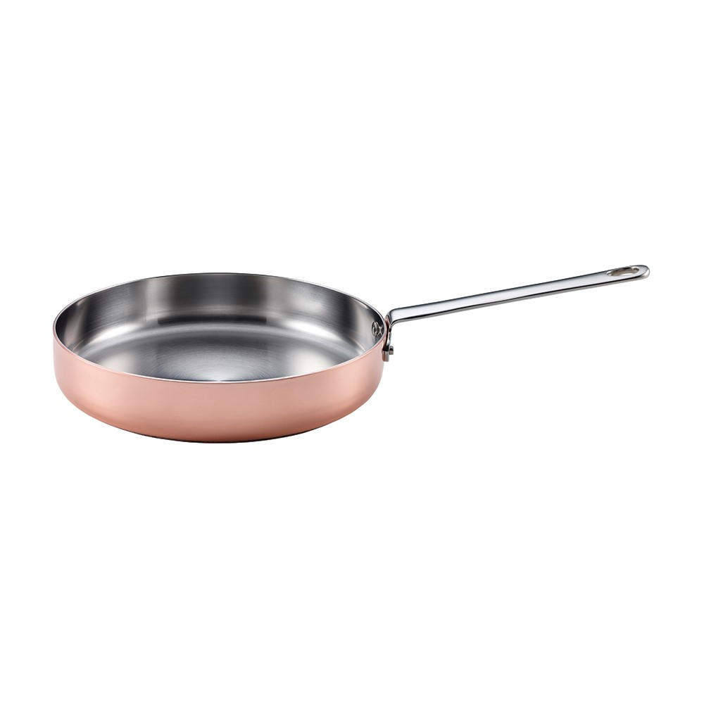 Maitre D' Induction saute pan, D26cm, Copper And Stainless Steel-0