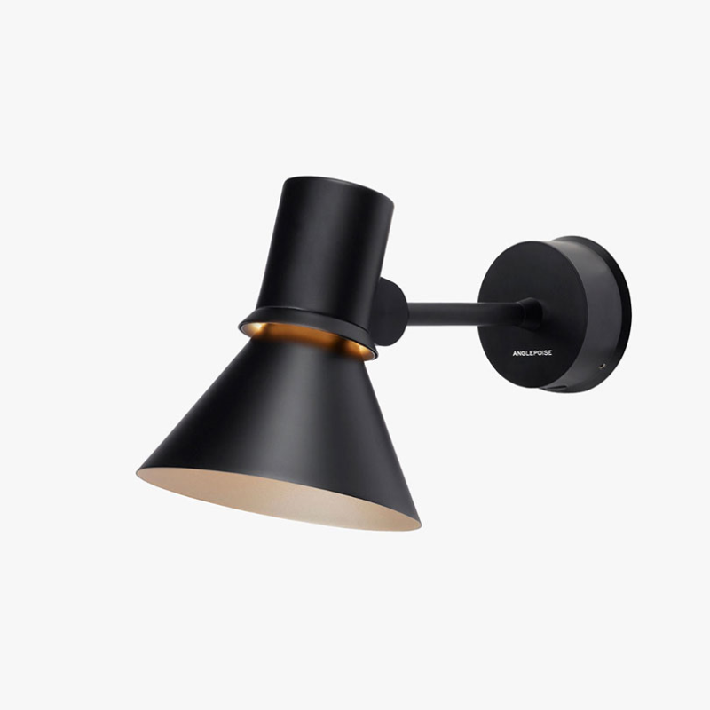 Type 80 W1 Wall Light, Matte Black-0