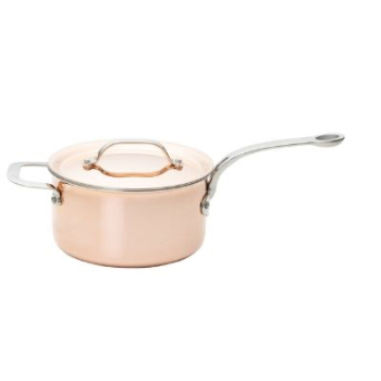 Saucepan, Tri-Ply, Copper, 18cm-0