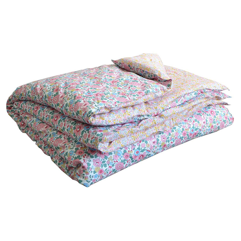 Betsy Candy Floss/Wiltshire Bud Heirloom Quilt, Superking, Pink-1