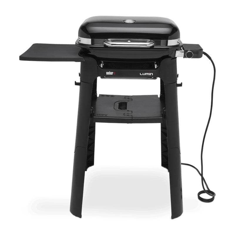 Lumin Compact BBQ with Stand, H91cm, Black-1