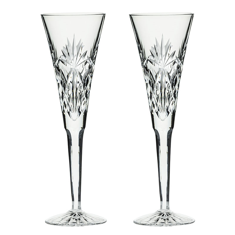 Kintyre Pair of champagne flutes, H24.5cm-0