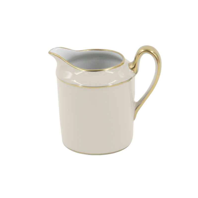 Sous Le Soleil Empire Cream Jug, 150ml, Matt Gold Classic Ivory-0