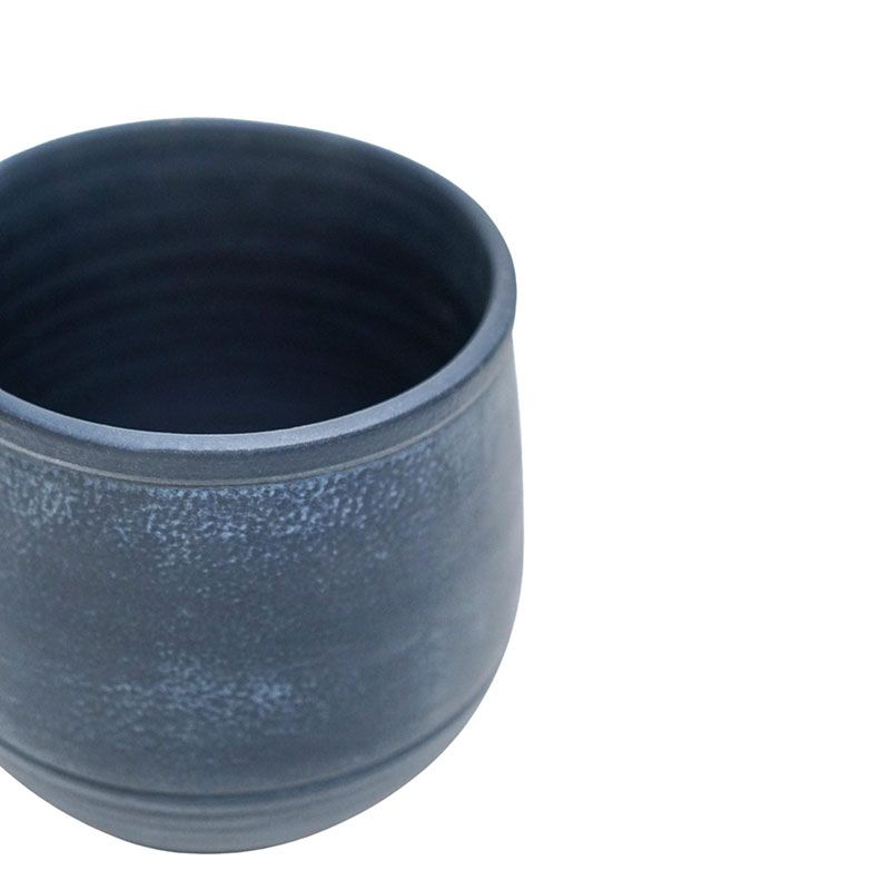 Handthrown Planter, D25cm, Azurite-2