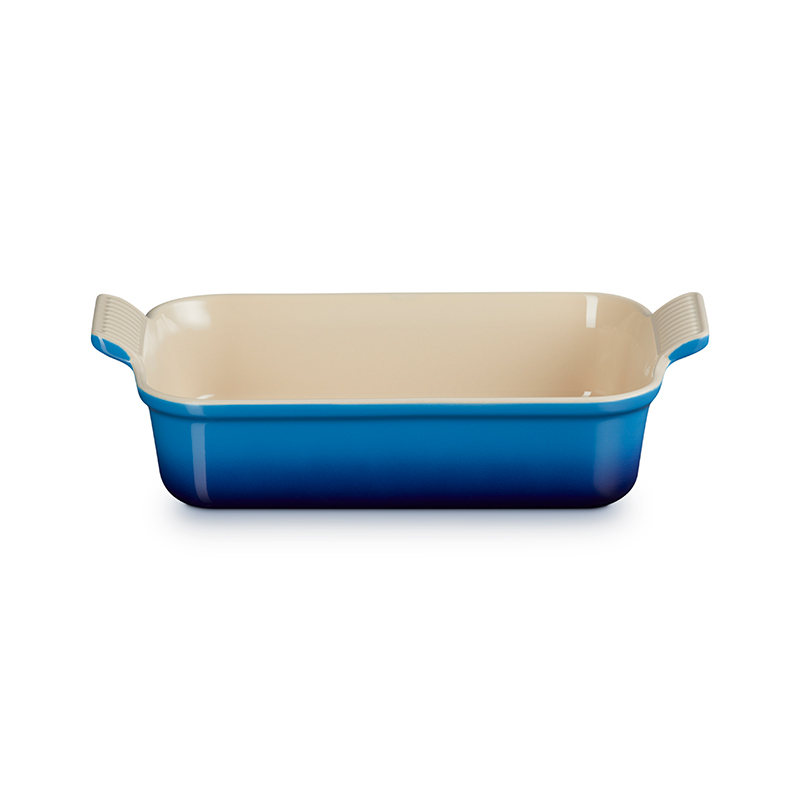 Stoneware Heritage Rectangular Dish, 26cm, Azure-1