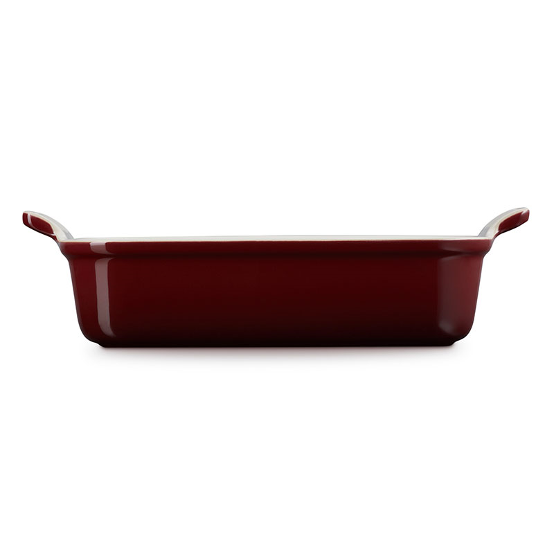 Stoneware Heritage Rectangular Dish, 26cm, Garnet-2