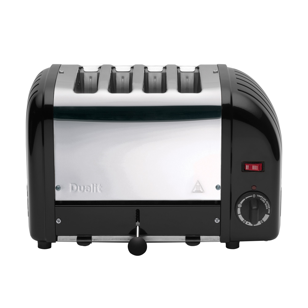 Classic Vario 4 Slot Toaster, Black-0