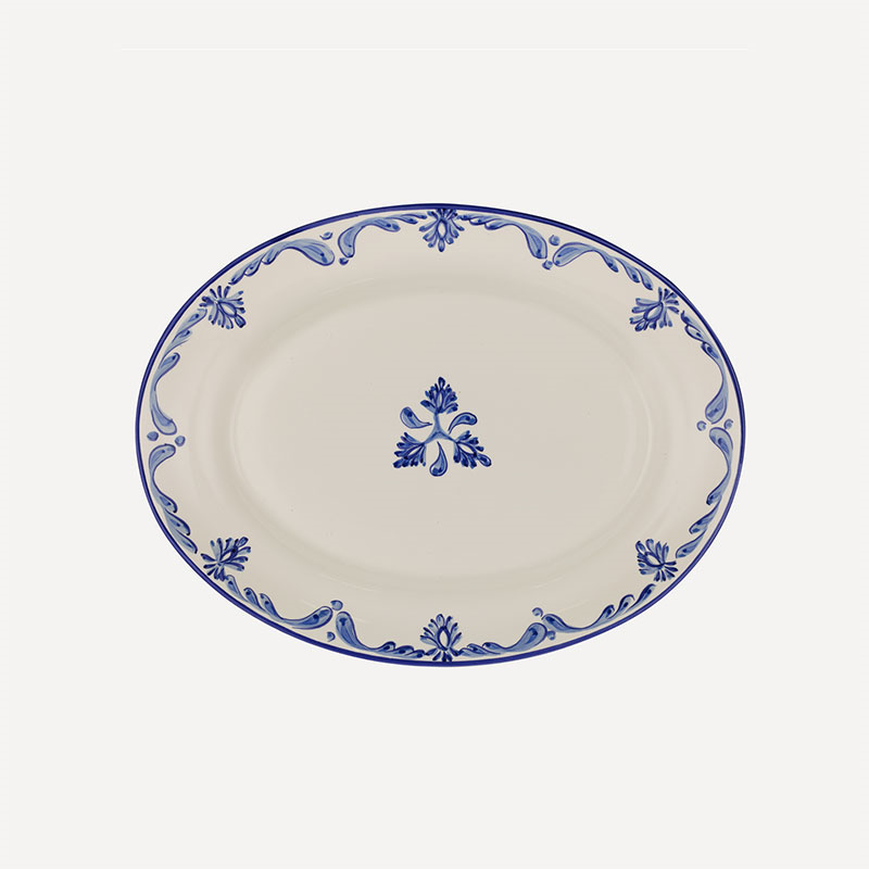 Eleanor Platter, 46x 35cm, Blue-1