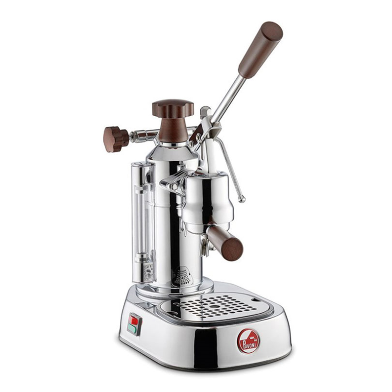 Europiccola Lusso Coffee Machine, Wood/Stainless Steel-0