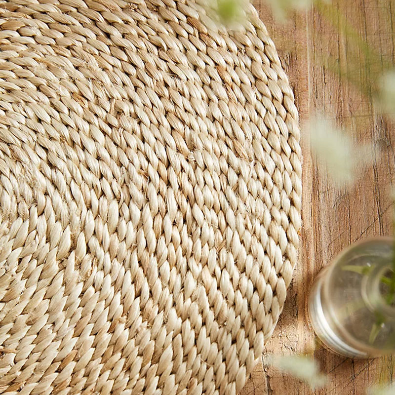 Woven placemat, D30cm, Jute-3