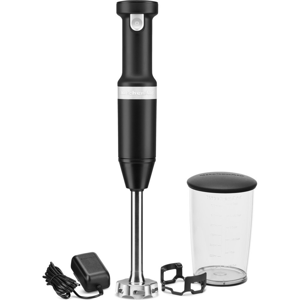 Cordless hand blender, Black Matte, 43cm-2