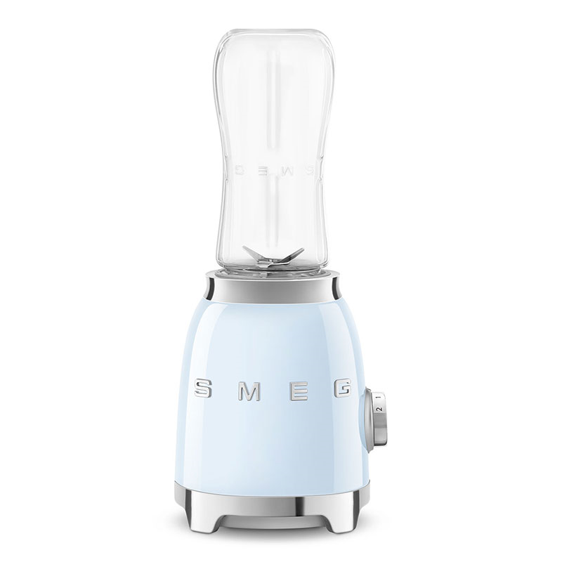 50's Style Mini Blender & Smoothie Maker, 600ml, Pastel Blue-1