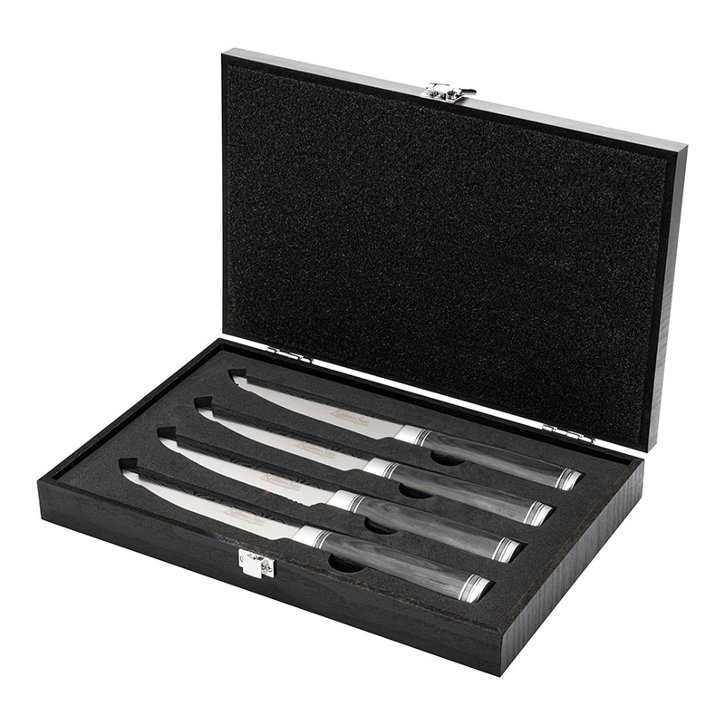 Katana Saya Pakkawood 4 Pce Steak Knife Set-1