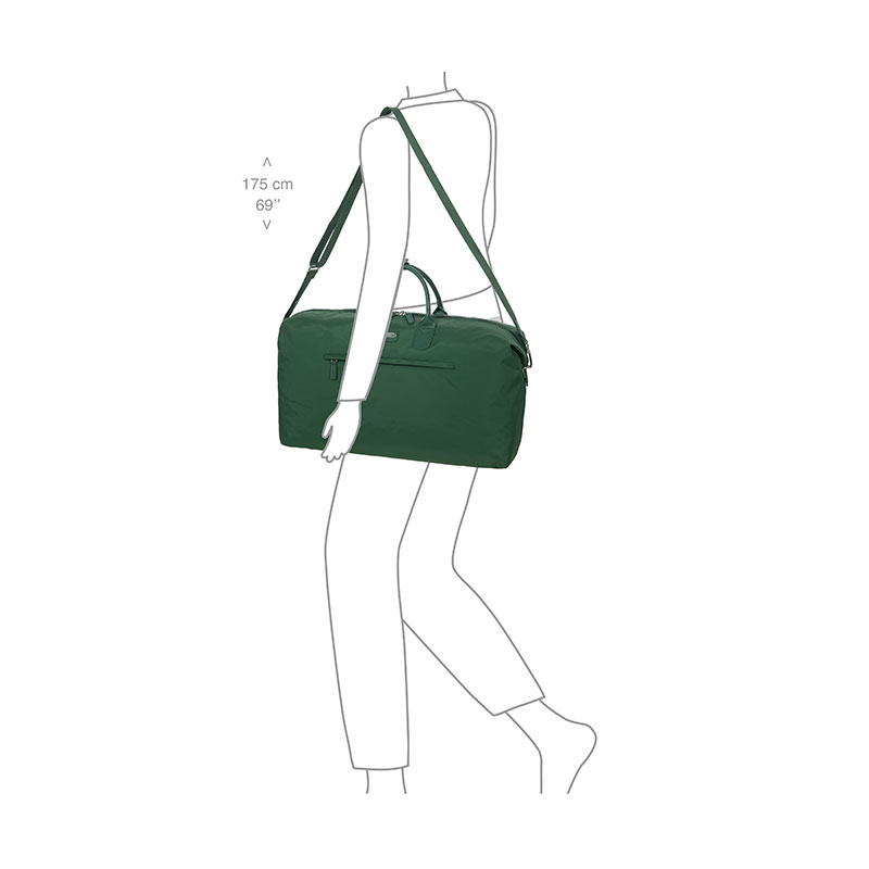 Positano Soft Holdall, H32 x L55 x W20cm, Emerald-6