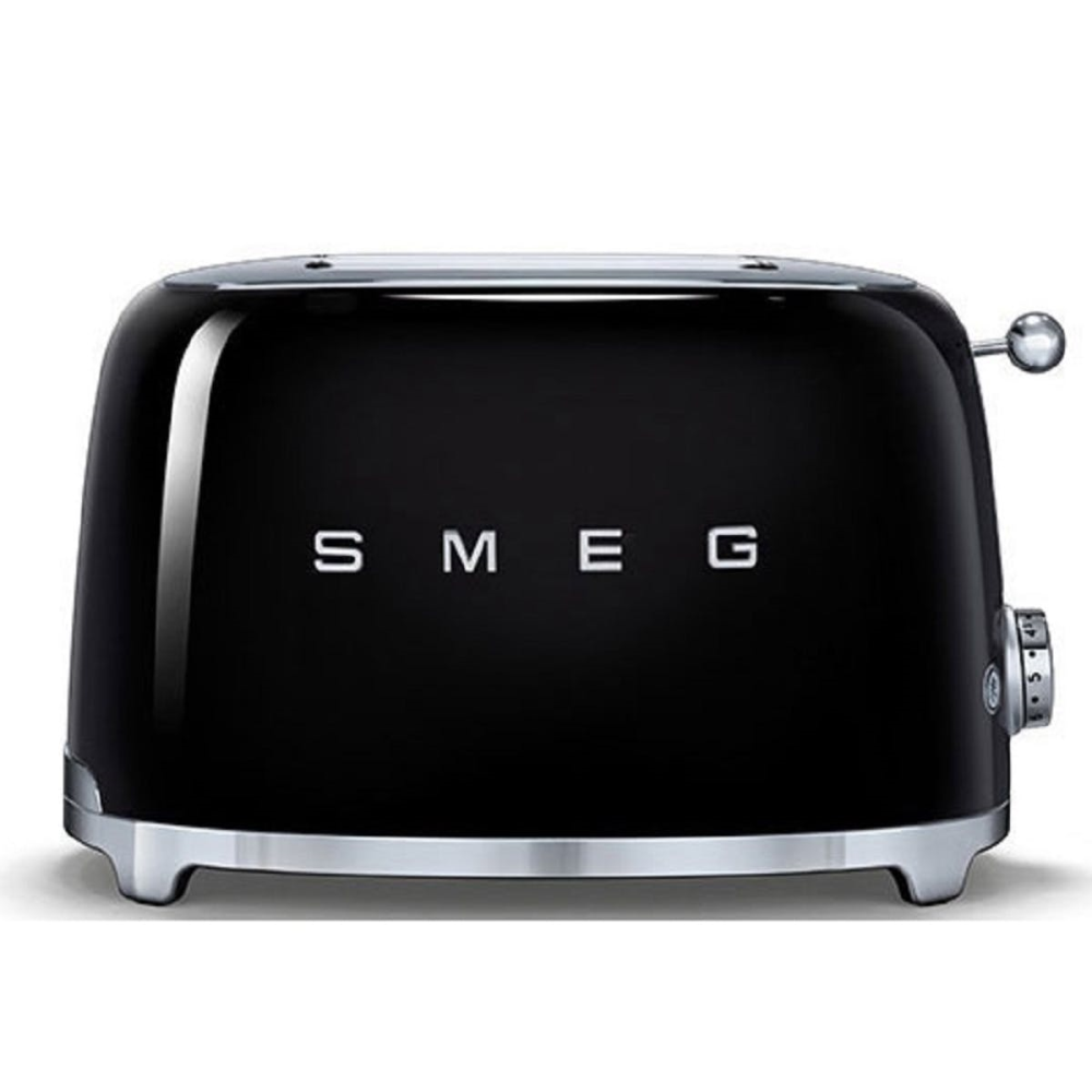 50's Retro 2 slice toaster, Black-0