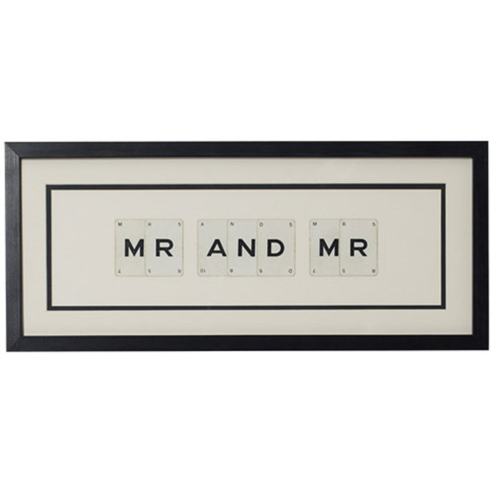 MR AND MR 'Mr & Mr' Word Frame-1