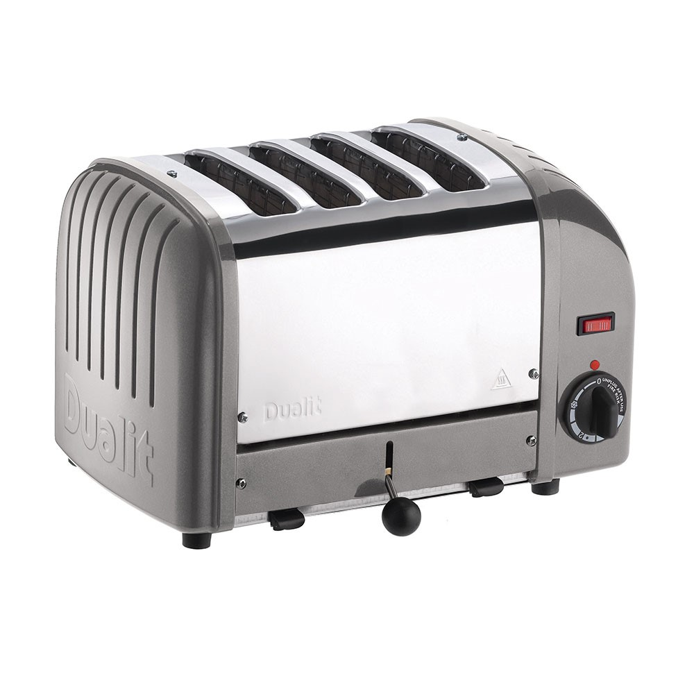 Classic Vario 4 slot toaster, Metallic Silver-0