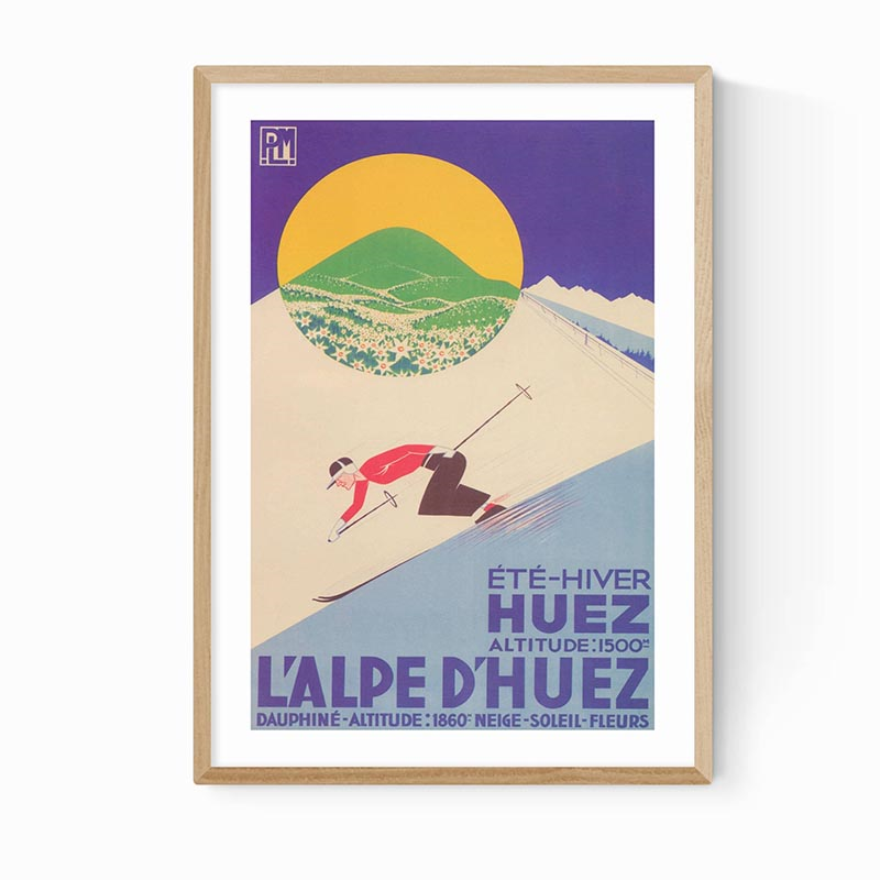 Anonymous L'Alpe D'Huez Print, Multi-0