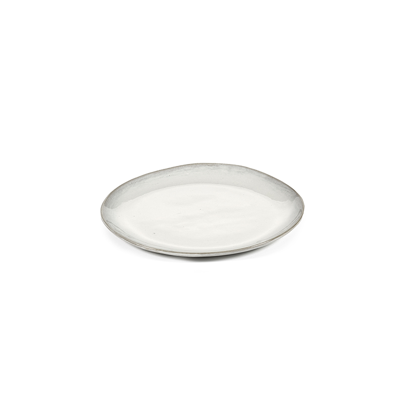 La Mère Set of 2 Plates, D20cm, Off White-0