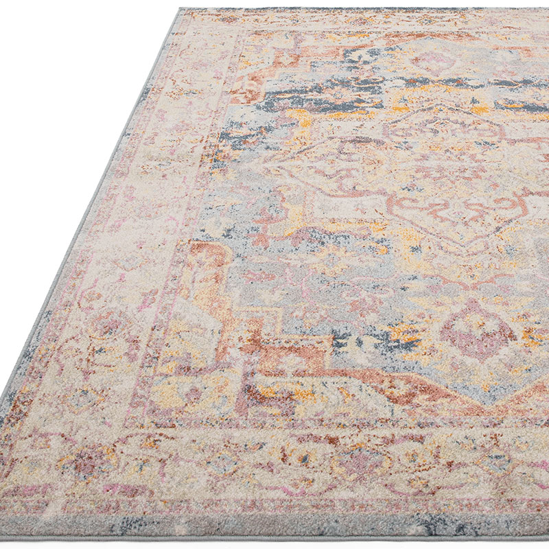 Flores azin classic persian medallion rug, 200 x 290cm, Multi-1