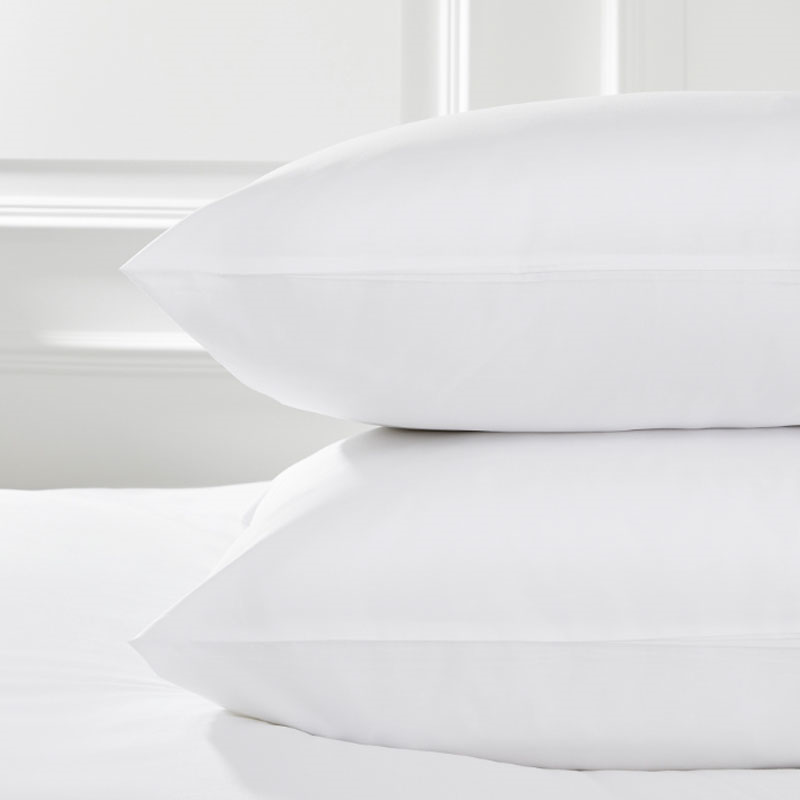 Savoy - 400 Thread Count Egyptian Cotton Standard pillowcase, 50 x 75cm, White-0