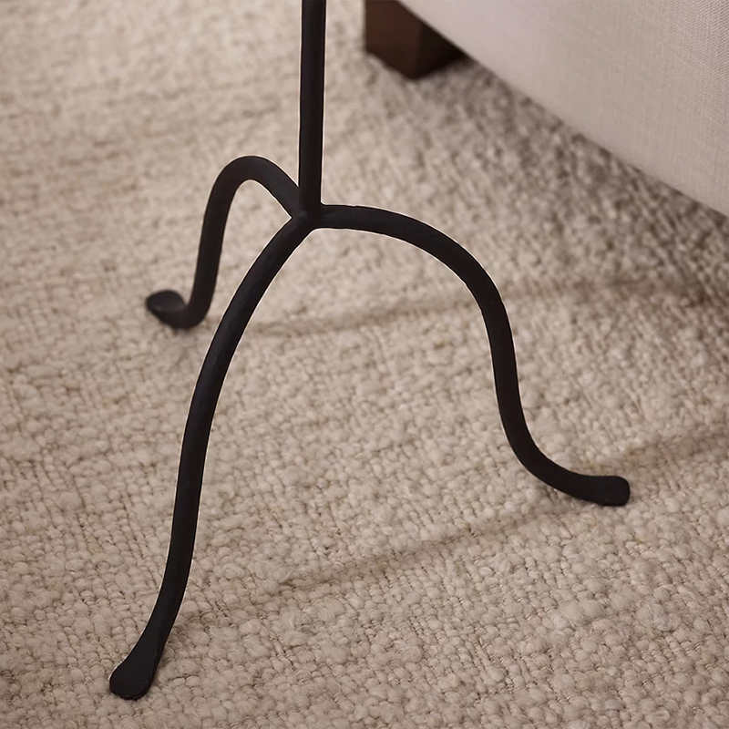 Marton Side Table, H62cm, Black-3