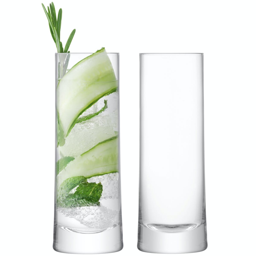 Gin Pair of highballs, 380ml, clear-0