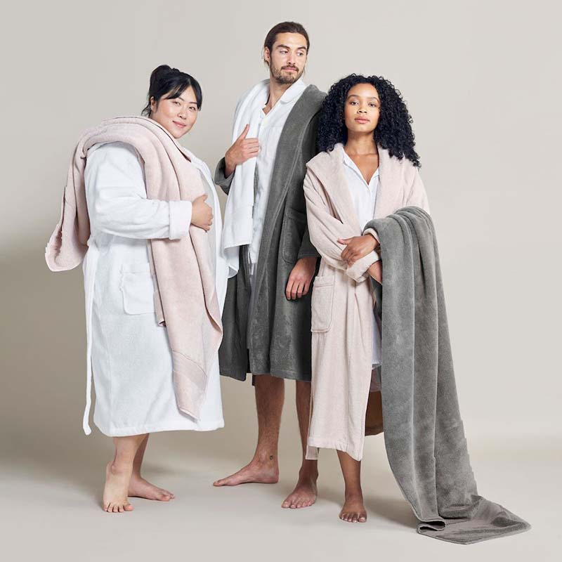 The Plush Bath Towel, Slate-2