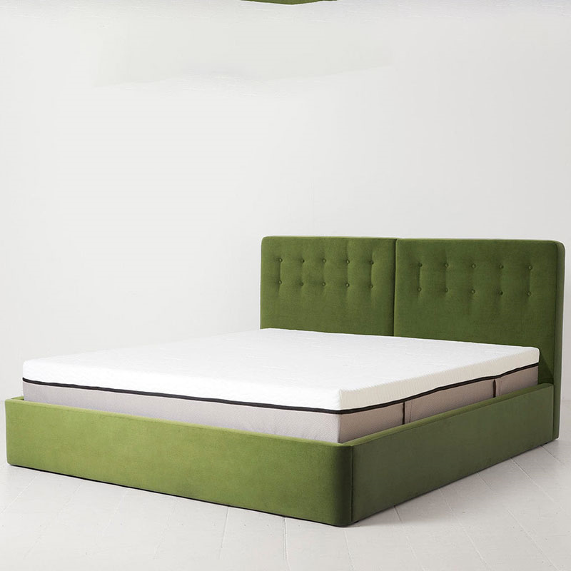 Bed 01 Velvet Super King Size Frame, Vine-0