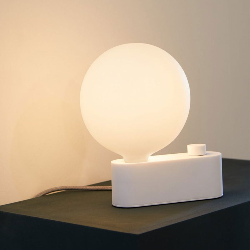 Alumina Table lamp, L28 x W15cm, White-0