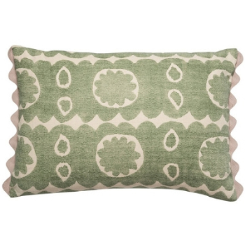 Cushion, Osborne, Oblong, Green, 50 x 35cm-0