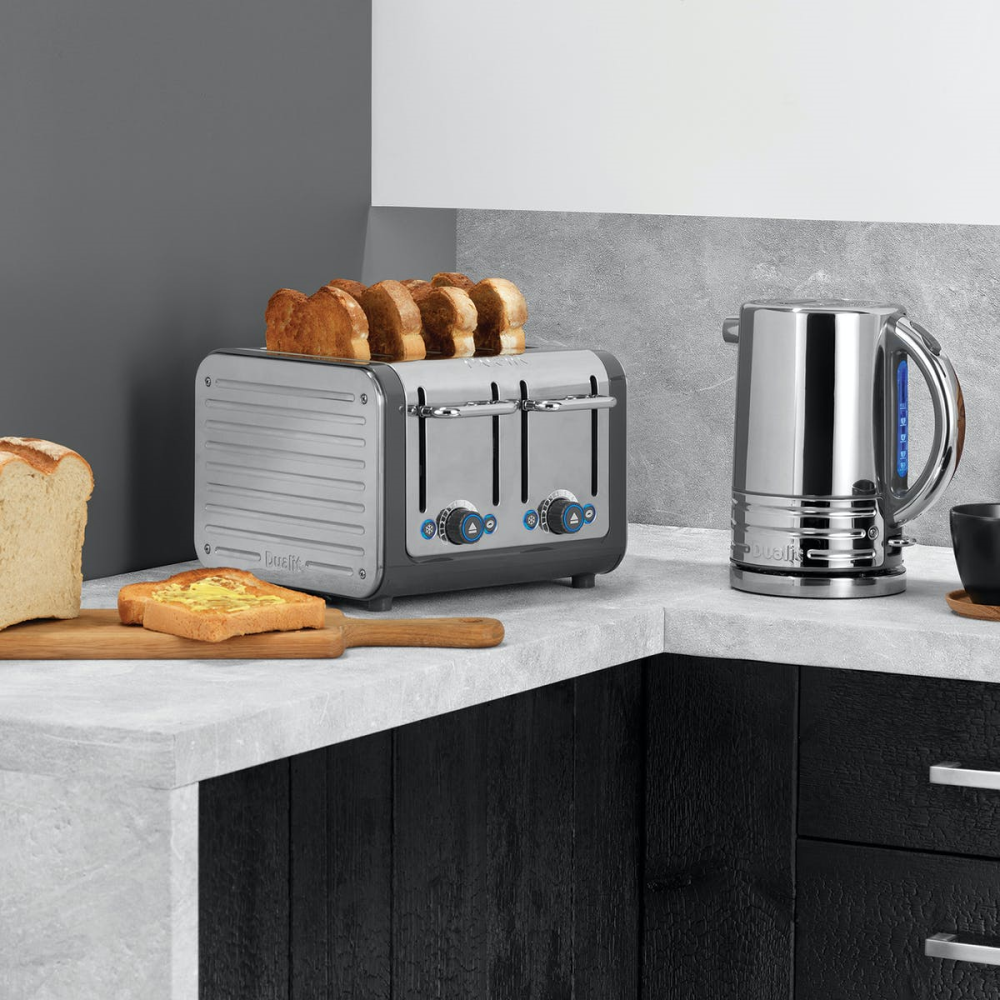 Architect 4 slot toaster, Grey-2