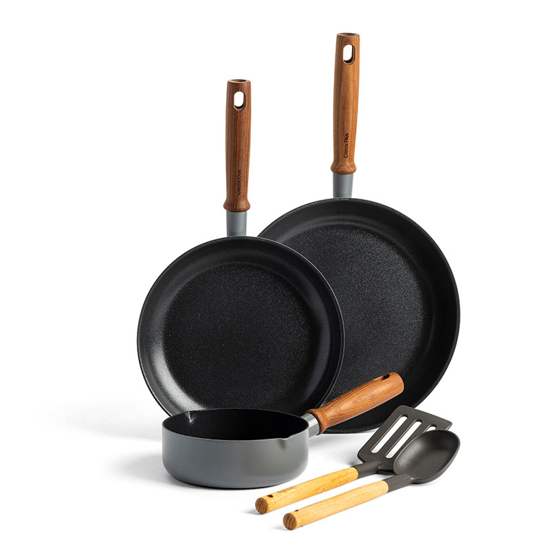 Mayflower Pro Non-Stick 5 Piece Set, Charcoal Grey-0