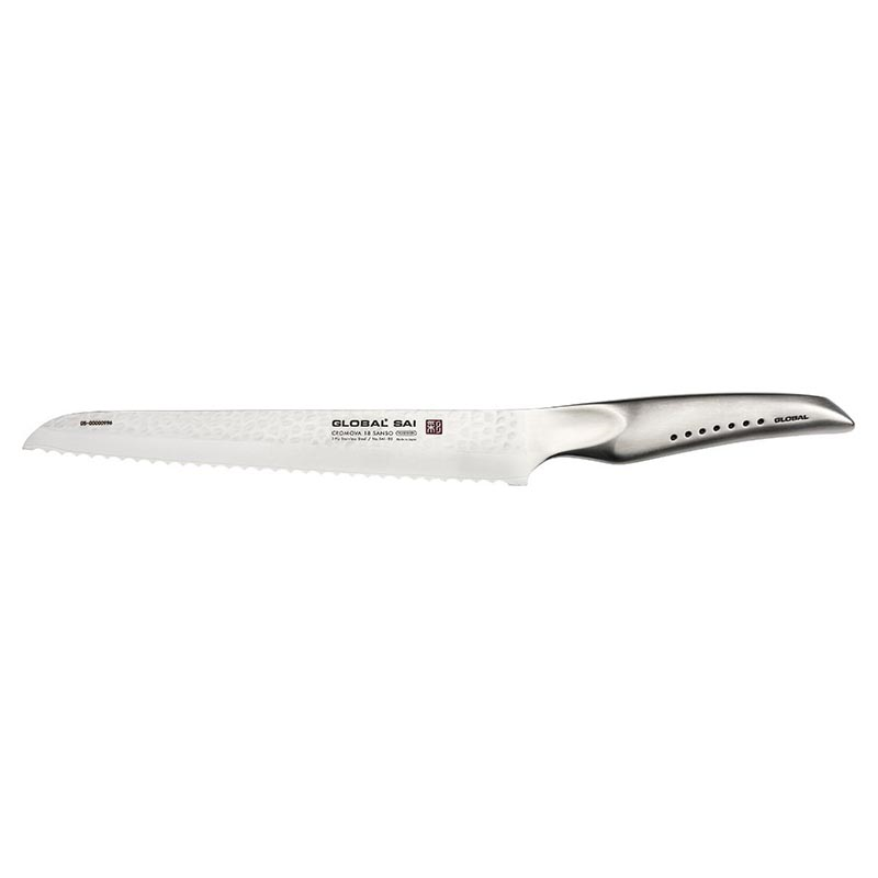 Sai Bread Knife, 23cm, Silver-0