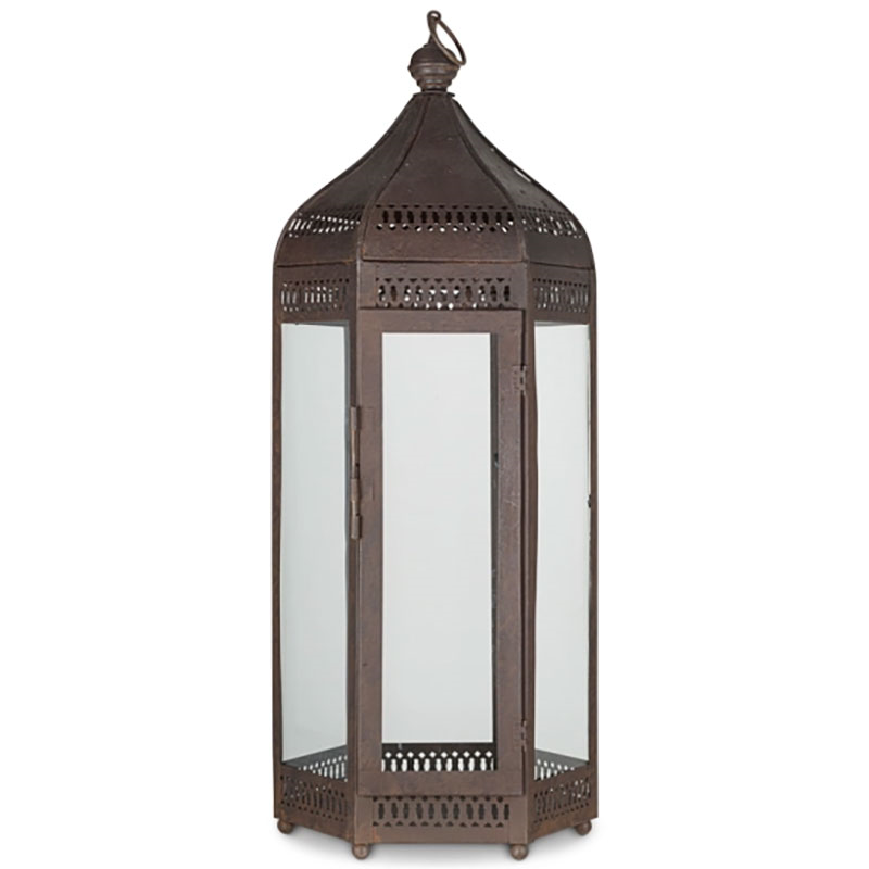 Shalena Lantern, H74cm, Rust-3