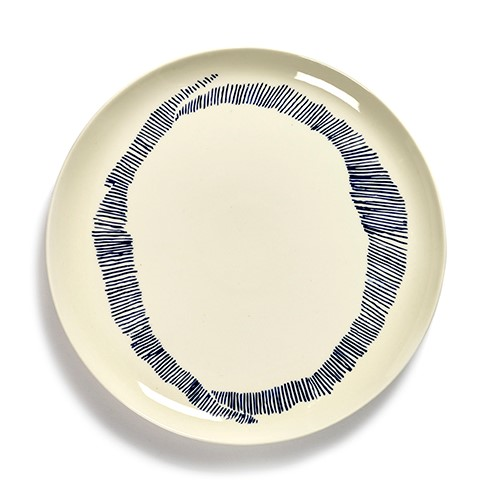 Ottolenghi Set of 4 Small Dishes, D12, White/Blue-1