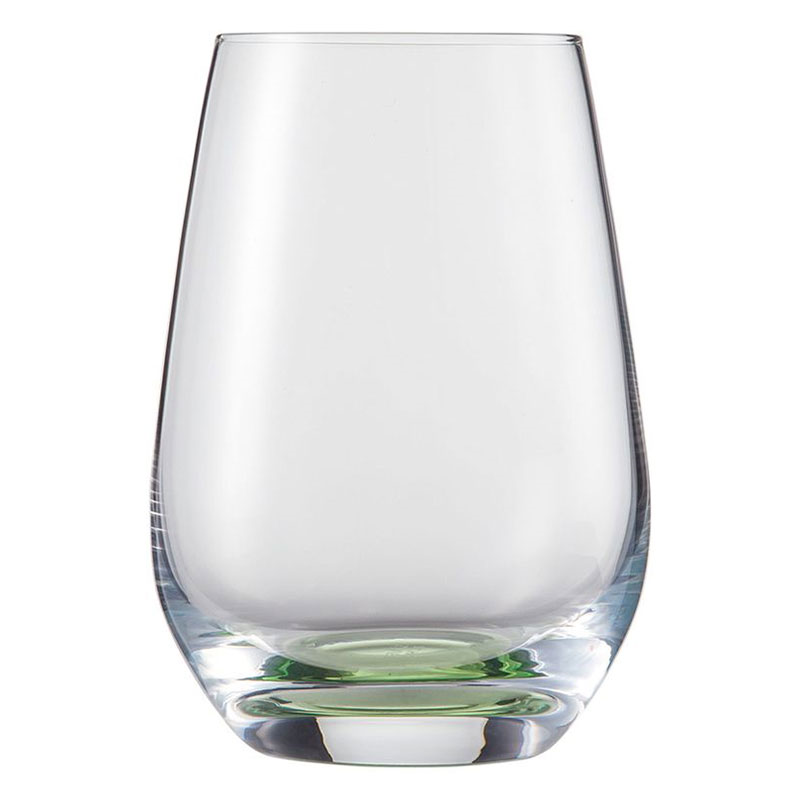 Vina Touch Set of 6 Crystal Tumblers, 385ml, Green-0