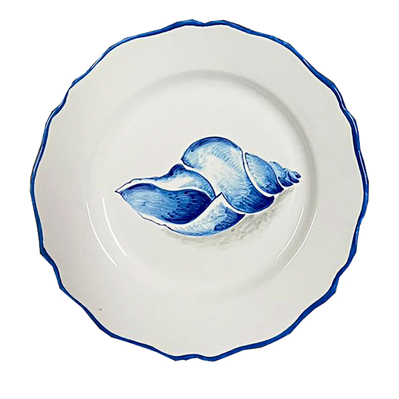 La Menagerie D’été Plate, D28cm, Blue-0