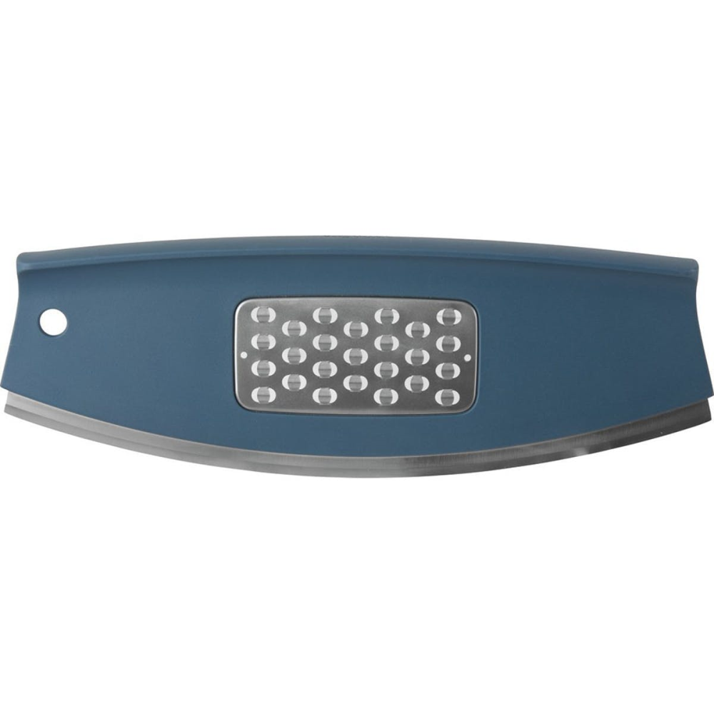 Leo, Pizza Slicer with Cheese Grater, Blue-1