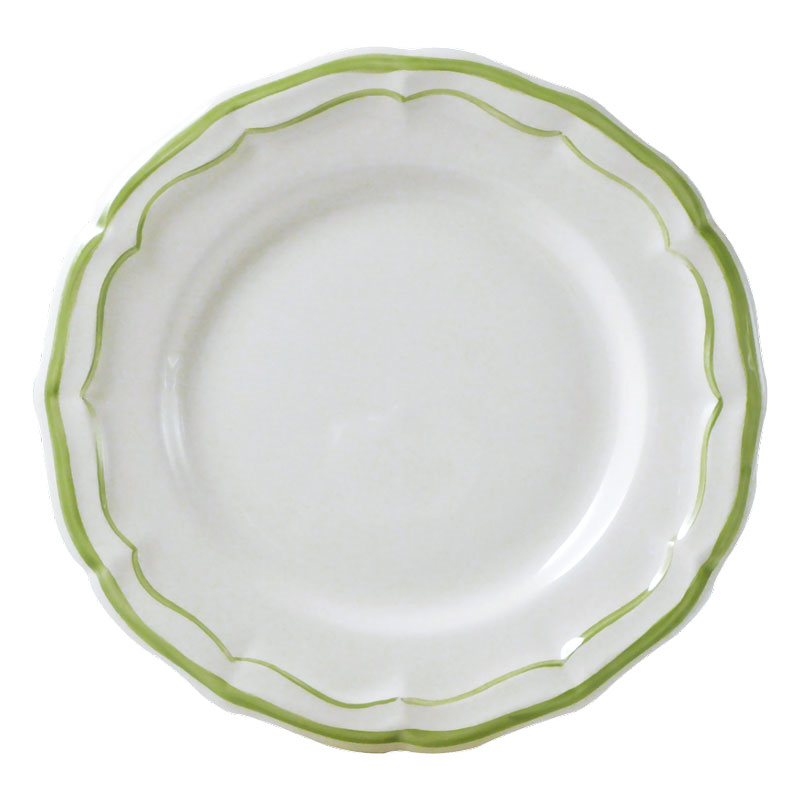 Gien- Filet Vert Dinner Plates, Set of 4, 26cm-0