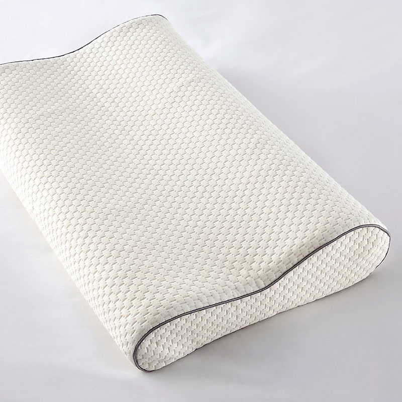 Memory Foam Standard Support Pillow, White-0